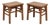 Pair of Chinese Elm Side Tables For Sale
