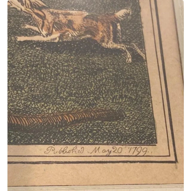 Paper 1799–1800 Samuel Howitt Hand-Colored Sporting Hunting Engravings – Original Antique Prints-Ralph Lauren Aesthetic For Sale - Image 7 of 11