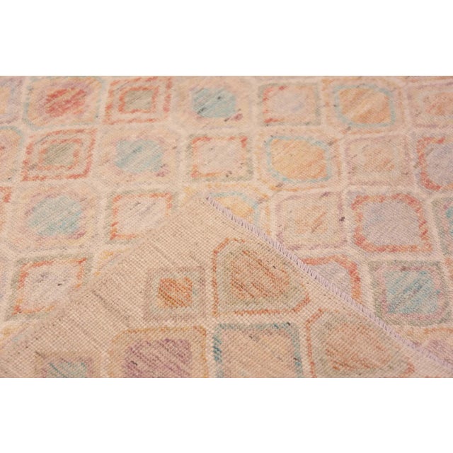 Rustic Geometric Small Modern Contemporary Rug, Country of origin: Central Asia, Circa date: Modern Rugs