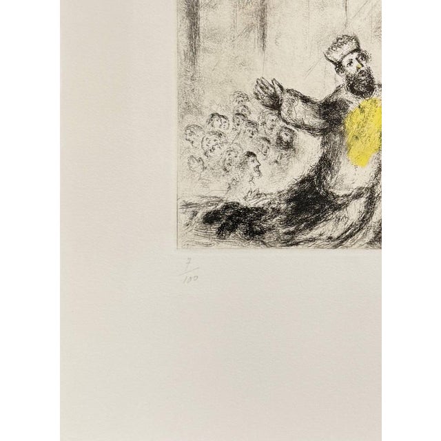 Marc Chagall, Solomon's Prayer, 1958, Etching For Sale - Image 3 of 6