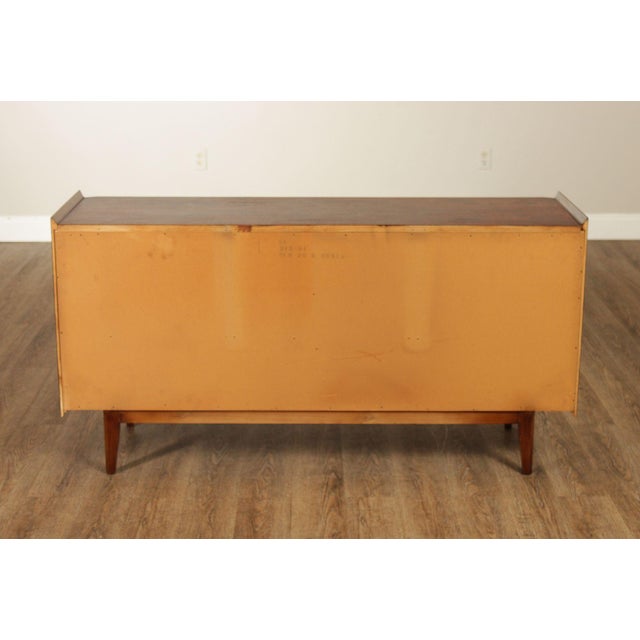 Lane 'First Edition' Mid Century Modern Walnut Dresser For Sale - Image 15 of 18