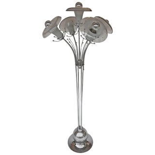 Floor Lamp Flower Murano Glass, Italy, 1970s For Sale