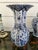 Vintage Large Delft Trumpet Vase Blue and White Floral Boch Royal Sphinx Urn. Direct from Holland, a gorgeous vintage...