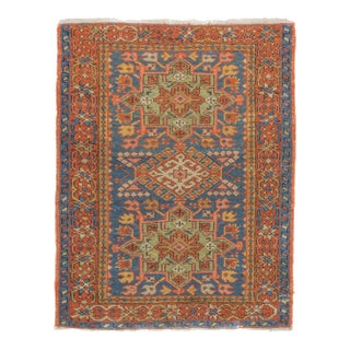 Antique Persian Heriz Rug 3'1'' x 3'11'' For Sale