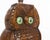 Vintage English Carved Oak Owl Table Lamp, 1950s For Sale - Image 6 of 7