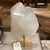 White A Quartz Crystal on Golden Stand - G For Sale - Image 8 of 12