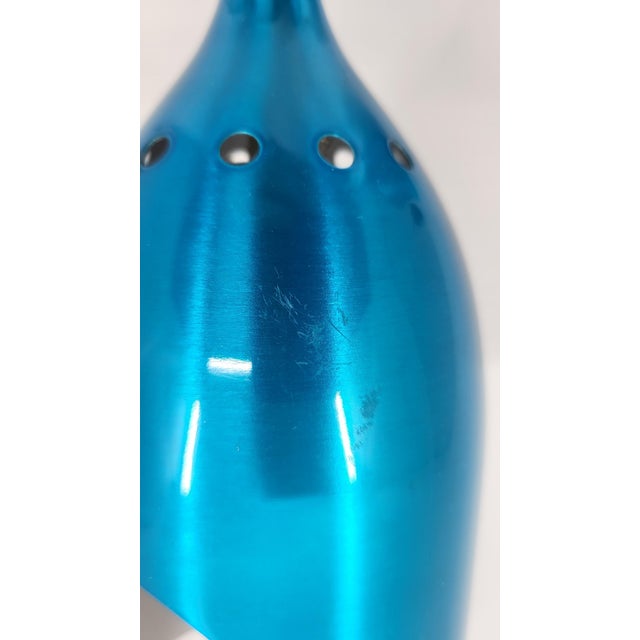 Tsé Tsé Adjustable Wall Lights in French Blue Aluminum, Set of 2 For Sale - Image 12 of 13