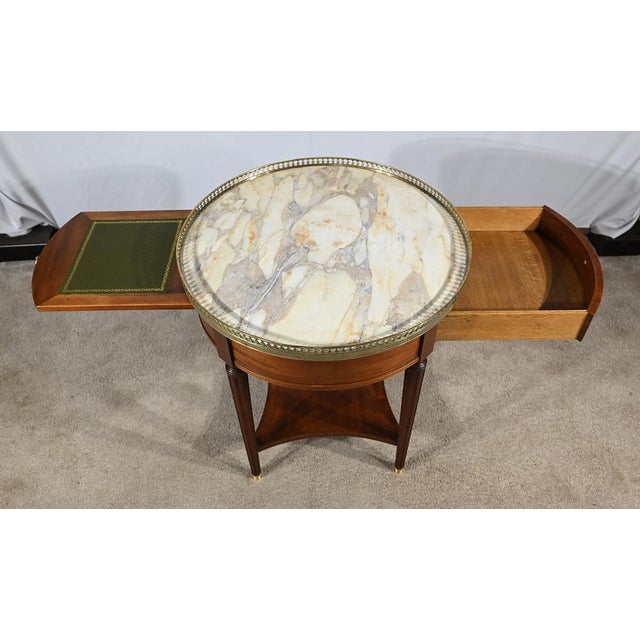 End of 19th Century Louis XVI Mahogany Bottle Table For Sale - Image 11 of 18