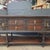 Antique English Carved Oak Sideboard With Intricate Geometric Carvings and Brass Hardware For Sale - Image 4 of 18