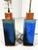 Blue Large Blue Green Table Lamp Bases, 1960s, Set of 2 For Sale - Image 8 of 17