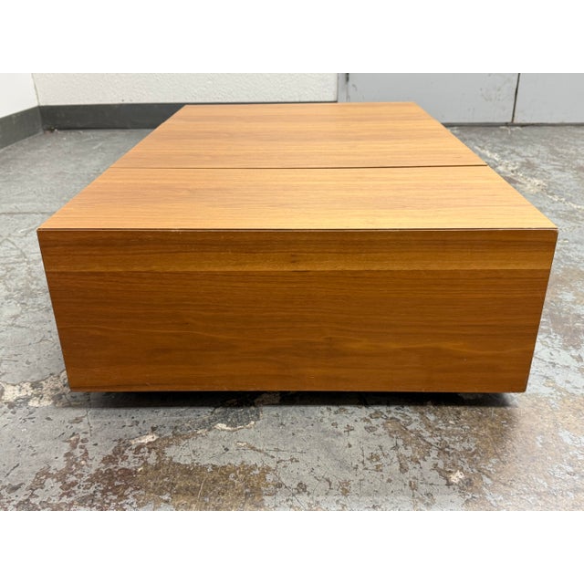 2020s Vig Furniture Modrest Leslie Modern Walnut Coffee Table For Sale - Image 5 of 12