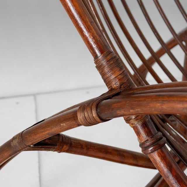 Mid-Century Modern Bamboo Armchair by Tito Agnoli, 1960s For Sale - Image 13 of 18