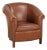 English Cowhide Leather Club Armchair For Sale