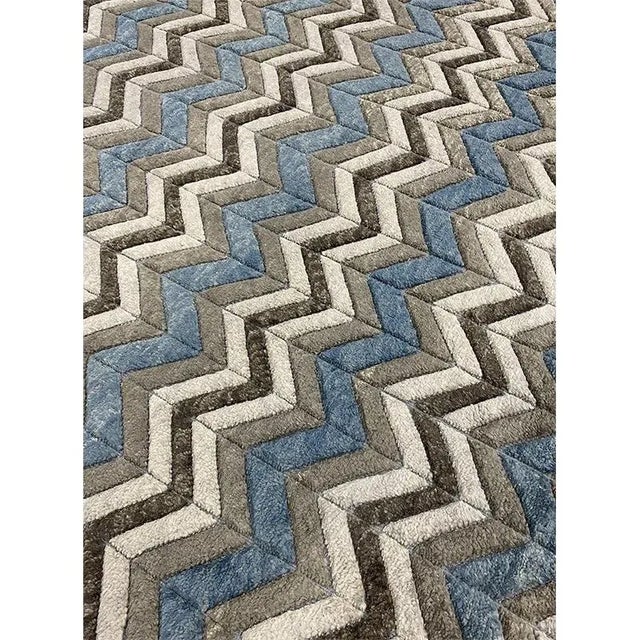 Handwoven Moroccan Style Area Rug 8'3"×10'1" For Sale - Image 4 of 10