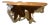 Andrianna Shamaris Two-Toned Organic Teak Wood Console For Sale