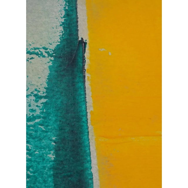 "Mosaic #30" Contemporary Minimalist Abstract Acrylic Painting, Framed For Sale - Image 4 of 5