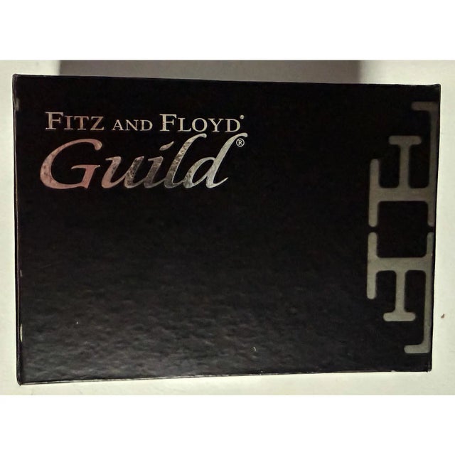 Metal Rare 2006 Fitz and Floyd Guild Collection Jeweled Flamingo With Box For Sale - Image 7 of 12