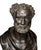Late 19th C. Italian Bronze Busts of Heraclitus & Archytas on Marble Pedestals - Set of 2 For Sale In Los Angeles - Image 6 of 10