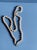 Champagne Vintage Mid Century Japanese Glass Faux Pearl Necklace With Filigree Fishhook Clasp For Sale - Image 8 of 10