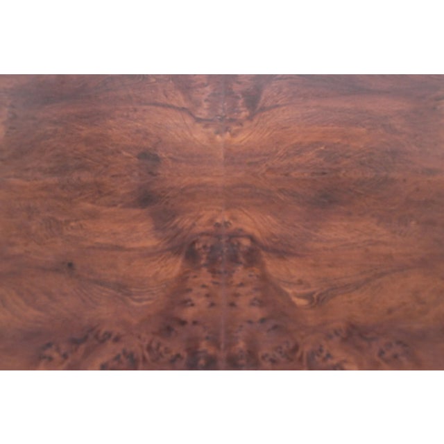 Antique English walnut 2-drawer Writing Table. Item features solid wood construction, beautiful wood grain, distressed...