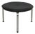 PK33 Stool in Black Bison Leather by Poul Kjærholm, 2000s For Sale