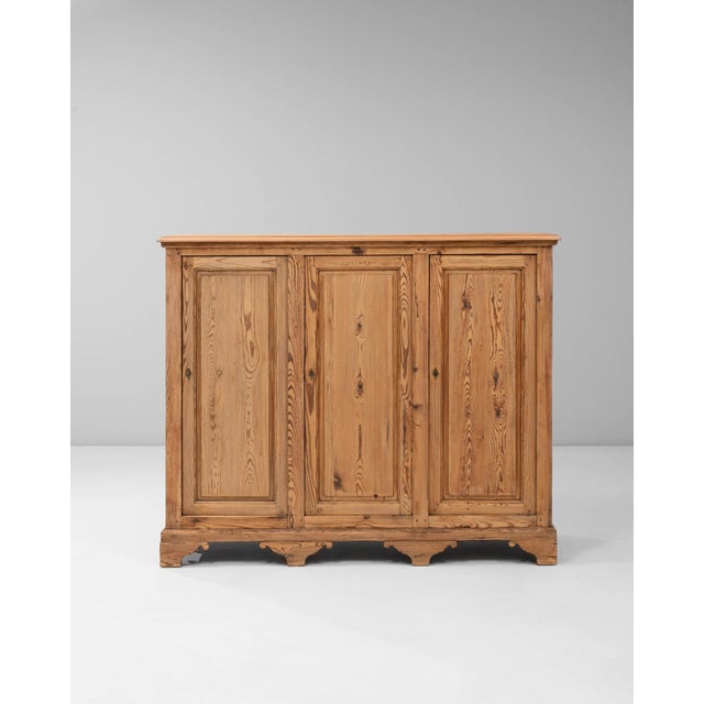 Mid 20th Century French Provincial Pine Three-Door Buffet For Sale - Image 16 of 18