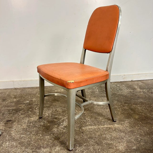 Metal Set of 4 Rare Design GoodForm Aluminum Chairs Industrial Art Deco For Sale - Image 7 of 12