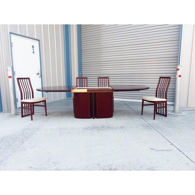 Mid-Century Modern 1960s Danish Modern Rosewood Dining Table Set by Skovby Møbelfabrik For Sale - Image 3 of 18