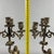 Mid-Century Bronze 4-Flame Candelabras with Noble Figures, Set of 2 For Sale - Image 10 of 11