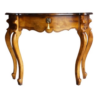 Late 20th Century Baker Furniture Company French Provincial Console Table For Sale