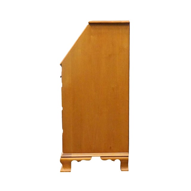 Pennsylvania House Independence Hall Collection Solid Maple Early American Traditional 34" Drop Front Secretary Desk 1573 For Sale - Image 11 of 16
