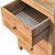 Solid Mango Wood 3-Drawer Bedside Table For Sale - Image 4 of 8