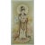 Chinese Hand Painted Lotus Kwan Yin Motif Scroll Painting Jz190s For Sale - Image 4 of 5