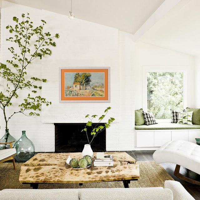 Landscape in Provence Watercolor Painting by Francois Pascal, Circa 1940 For Sale - Image 14 of 15