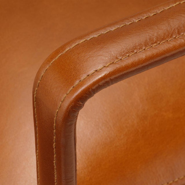 Jamie Young Hemingway Accent Chair, Saddle Leather For Sale - Image 4 of 9
