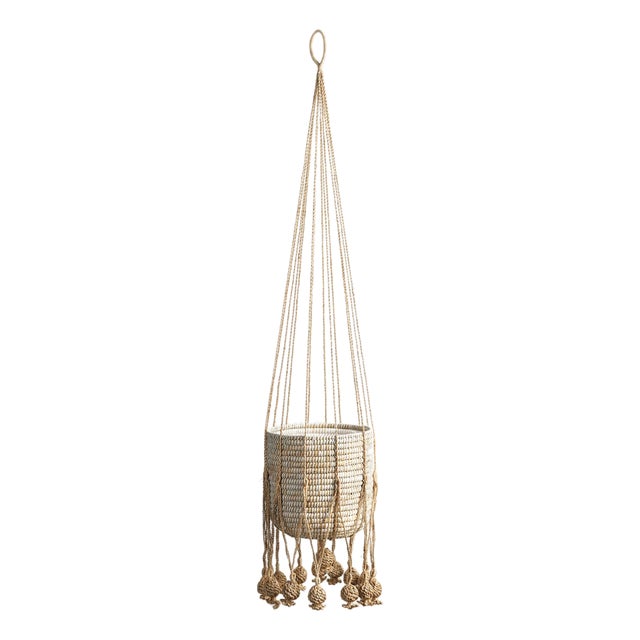 Gaia Jute Hanging Basket 11.75" For Sale