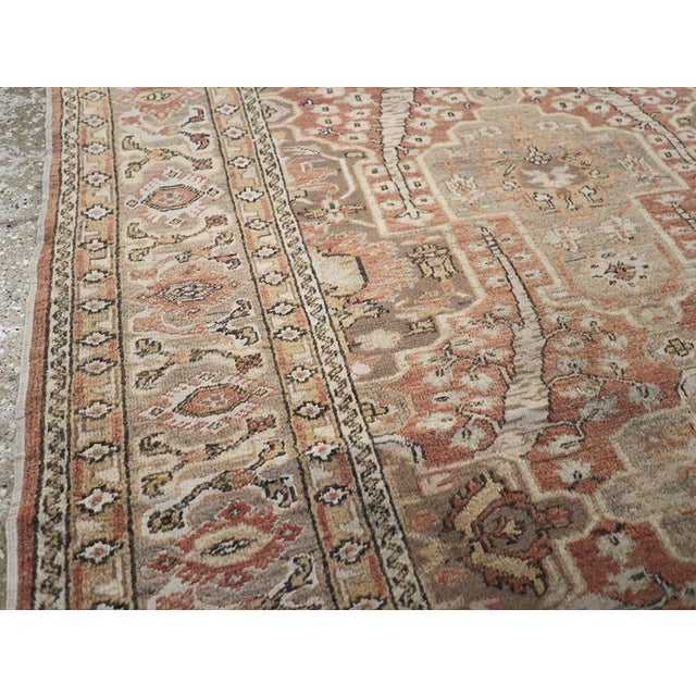 Rustic Galerie Shabab Collection Early 20th Century Turkish Sivas Throw Rug For Sale - Image 3 of 8