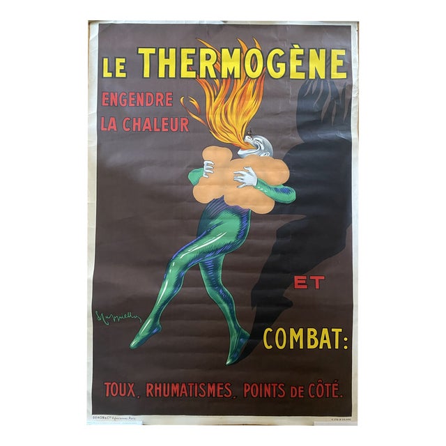Thermogenic Poster from Cappiello, 1920s For Sale