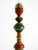 , Large 1980s Table Lamp Made of Colorful Stained Pine Wood For Sale - Image 9 of 18