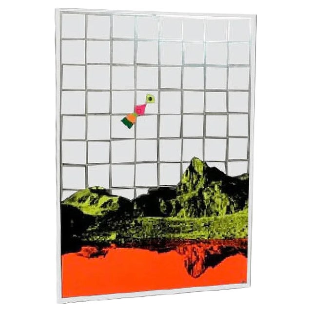 Italian Mirror by Renato Volpini, 1970s For Sale