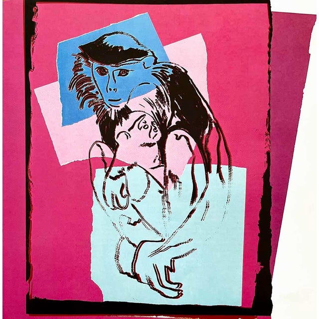 Title: Douc Langur 1 Artist: Andy Warhol Country: USA Medium: Offset print Marks: Not signed or numbered nor framed. Paper...