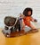 Vintage Japanese Kintarō Doll with Carved Wooden Bear, 1970s For Sale - Image 6 of 12
