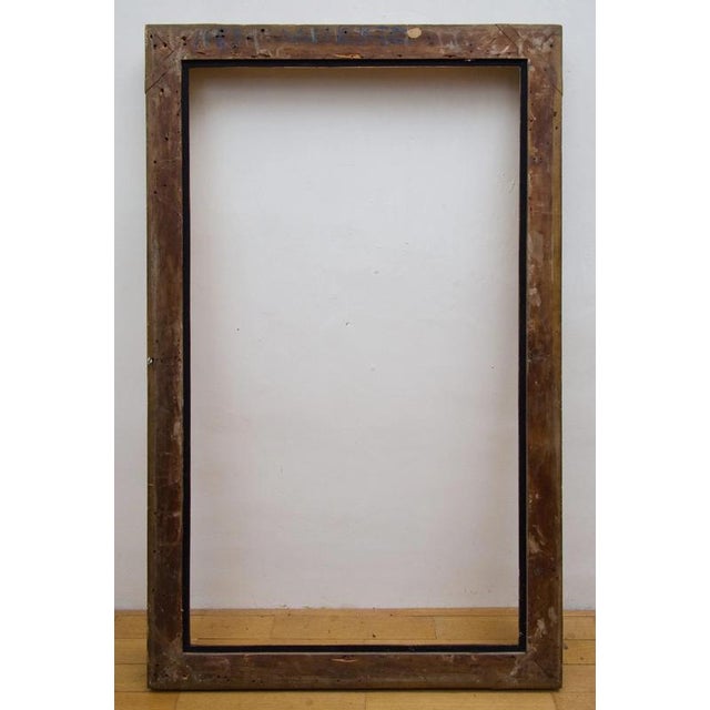 Gold Antique Biedermeier Gilded Picture Frame For Sale - Image 8 of 10