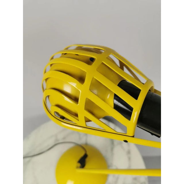 Metal Yellow Igloo Table Lamp by Tommaso Cimini for Lumina, 1980s For Sale - Image 7 of 11