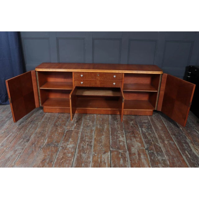 Vintage French Art Deco Credenza, 1930s For Sale - Image 10 of 17