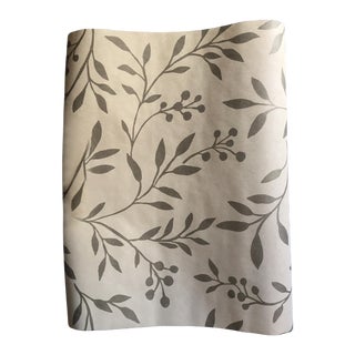 Thibauan Gold Leaf & Berry Pattern Wallpaper For Sale