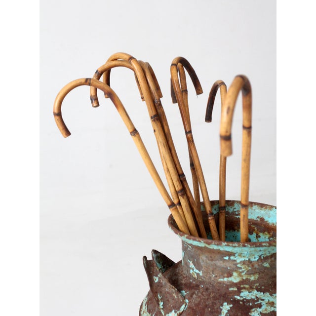 Antique Bamboo Walking Canes Collection For Sale - Image 11 of 14