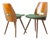 Lollipop Chairs by František Jirák for Tatra Nábytok, Czechoslovakia, 1960s, Set of 2 For Sale
