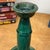Green Glazed Ceramic Candle Holders in Varying Shades For Sale - Image 10 of 13