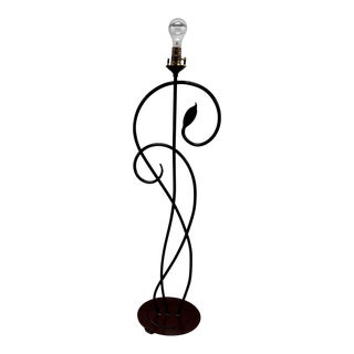 1990s Hubbardton Forge Leaves and Vine Bronze Floor Lamp For Sale